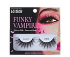 Kiss Long Black False Eyelashes & Adhesives