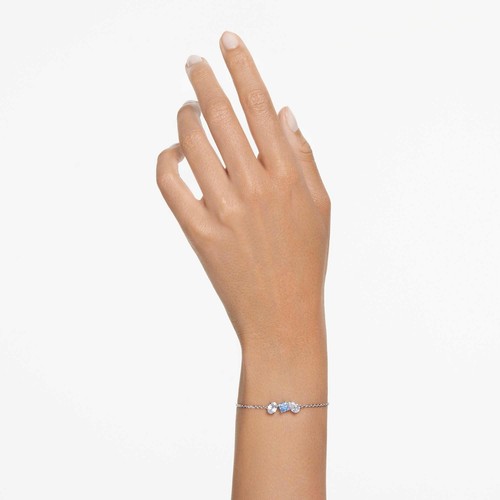 Swarovski Mesmera Bracelet Mixed Cuts, Blue, Rhodium Plated 5668359 - Picture 5 of 5