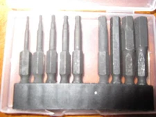 Hex Head Allen Wrench/Drill Bit Set of 9 pieces NEW