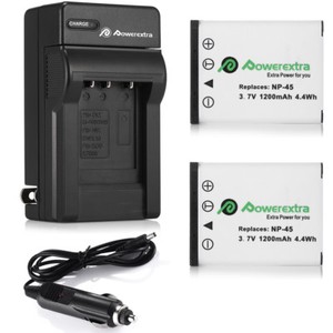 2x-NP-45-NP-45A-Battery-Charger-For-Fujifilm-FinePix-XP10-XP60-J10-J20-J100-T550