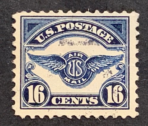 Travelstamps: 1923 US Scott #C5 “Badge of Service”, Used NG Light Cancel - Picture 2 of 5