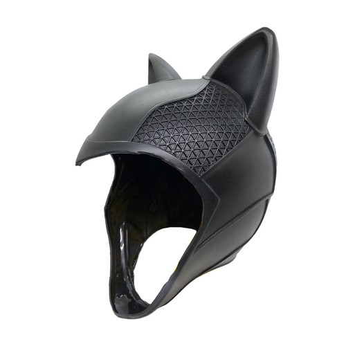 Arkham Knight Cat Woman cowl with Goggles helmet cosplay Face Mask costume prop - Picture 5 of 10