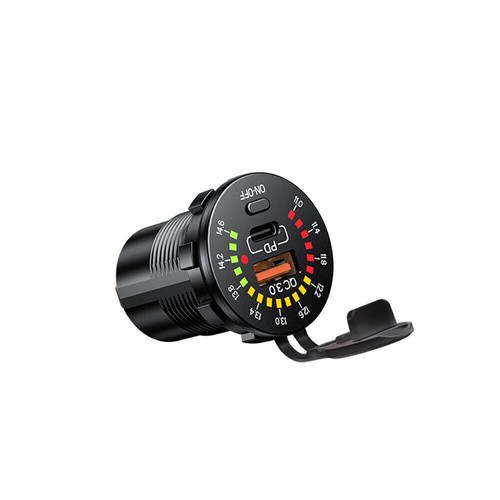 USB Auto Steckdose QC 3.0 Dual KFZ Ladegerät 12V/24V Volt Stecker Einbaubuchse - Bild 41 von 47
