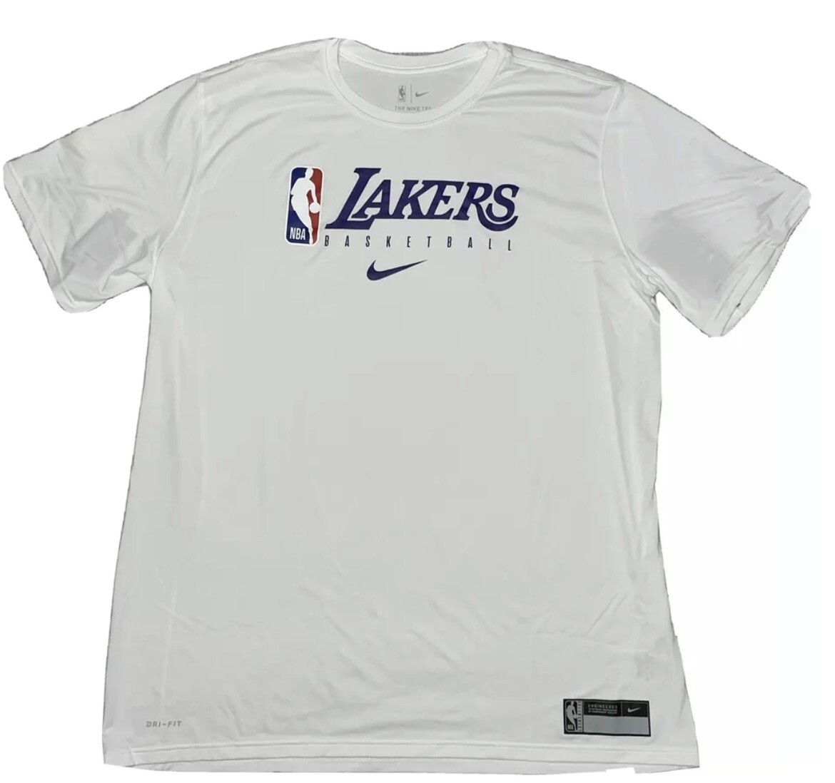 Nike Basketball Los Angeles Lakers Dri-FIT practice tshirt in purple