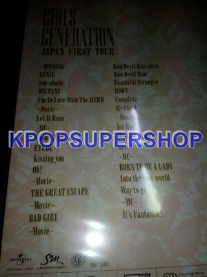 Girls' Generation First Japan Tour DVD NEW Sealed SNSD