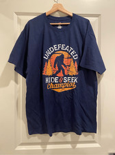 Bigfoot Hide and Seek Champion T-shirt size XL