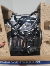 Royal Sovereign 2 Row Electric Coin Counter Digital Counting Black/Silver