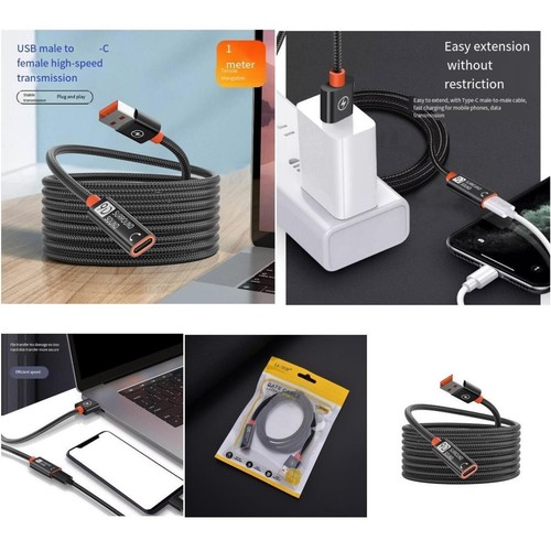 11 Câble d'extension USB Performance Fiable avec Matériau Tressé Robuste - Photo 11 sur 13