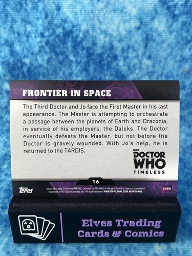 Doctor Who: Timeless SINGLE Non-Sport Trading Card by Topps 2016 - Picture 36 of 190