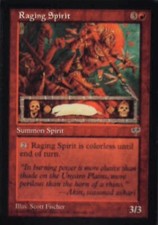 Raging Spirit - Mirage: #188, Magic: The Gathering Nm R106