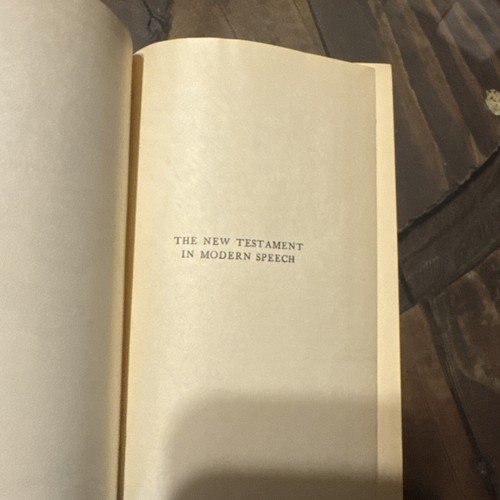 Das Neue Testament in moderner Rede 5. Auflage Oktober 1929 LR3 - Bild 3 von 20