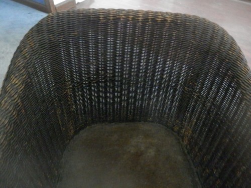 Vintage Childs Wicker Chair Very Old Wicker Rocking Chair Antique? - Picture 4 of 4