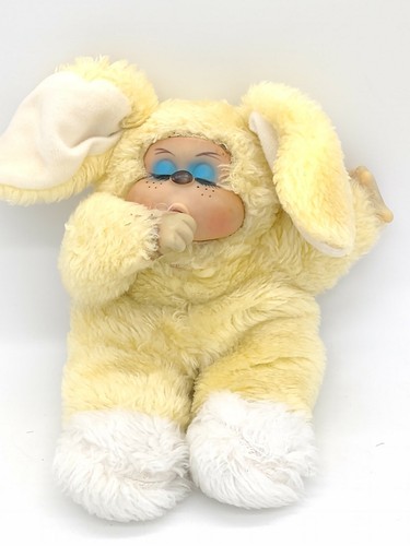 Peluche coniglietto pasquale vintage Russ Berrie coniglio pollice succhia bon bon - Foto 2 di 4