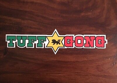 5'' 6'' and 8'' Bob Marley Tuff N Gong Car Bumper Sticker Decal 5'' 6'' and 8'' Bob Marley Tuff N Gong Car Bumper Sticker Decal