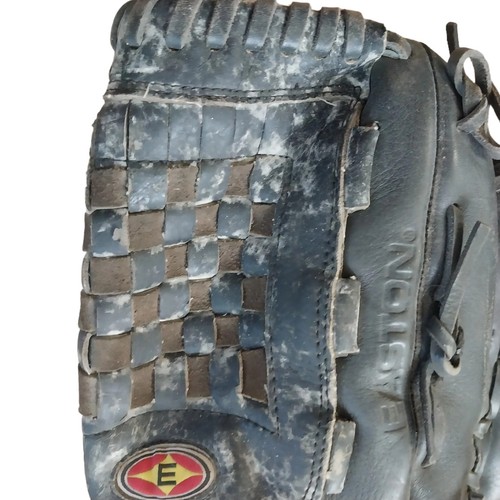 2 Easton McGraw Baseball Gloves Tan Black Mitt Left Hand Catchers Need Cleaning - Picture 9 of 24