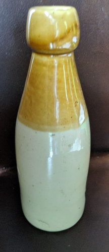 Antigua botella de cerveza de jengibre de gres fermentado Brewster & Dodgson Leeds - Imagen 4 de 8