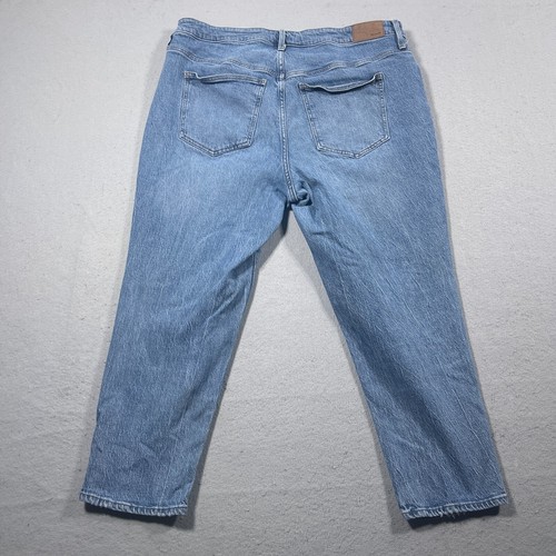 Madewell The Perfect Vintage Jean Women 18W High Rise Light Wash Straight Denim - Picture 10 of 11