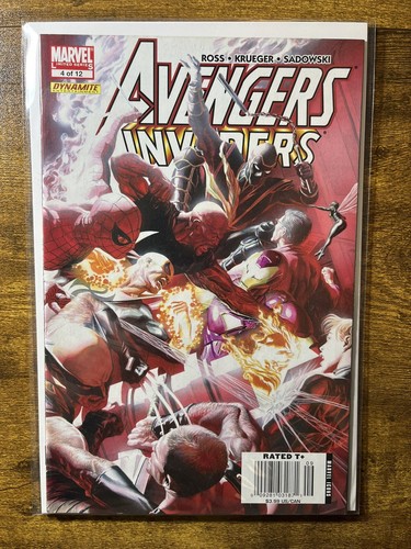 AVENGERS / INVADERS 1-12 EXTREMELY RARE NEWSSTANDS ALEX ROSS COVERS & STORIES - Picture 5 of 15