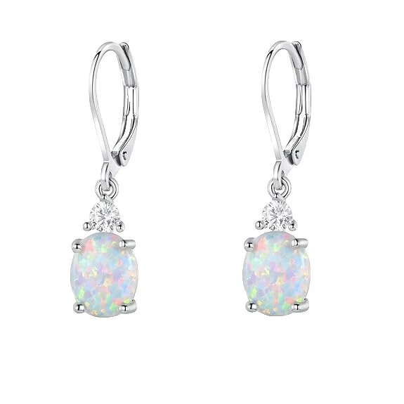 Natural Opal Fashion Earrings