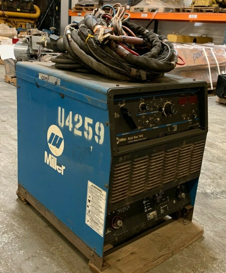 MILLER GOLD STAR 302 WELDER CC/DC WELDING POWER SOURCE eBay