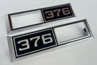1968 Chevelle Impala Nova '376' Emblem Marker Light Bezel Front Fender Billet