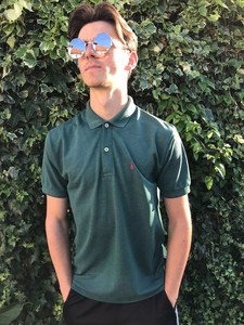 dark green ralph lauren polo shirt