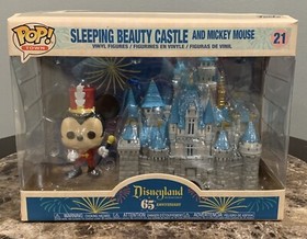 Lego Disney Castle And Funko Mickey Castle 65 Aniversary