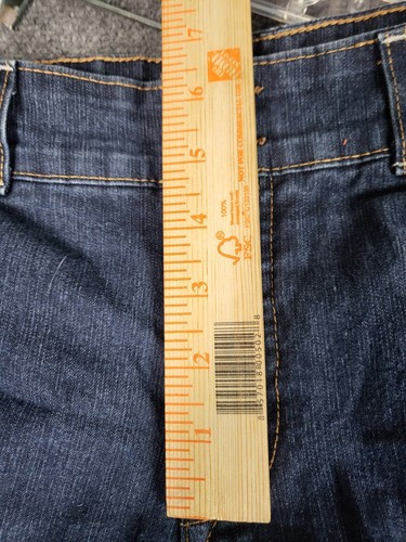 AK Anne Klein Jeans Metropolitan Bootcut Women Sz 10/29 Denim Dark Blue Workwear - Picture 5 of 10
