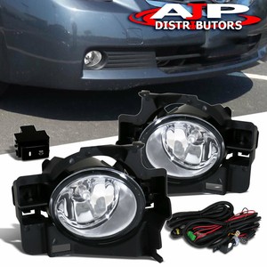 Clear Bumper Fog Lights Lamps + Wiring Switch For 2008-2012 Nissan