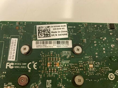 DELL NVIDIA Quadro K620 Video Card 2 GB 47KM8 - Picture 2 of 4