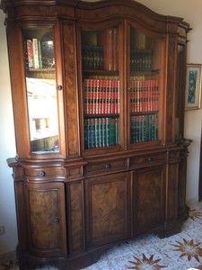 mobile Libreria Vetrina soggiorno classico Legno Massello | eBay mobile Libreria Vetrina soggiorno classico Legno Massello | eBay
