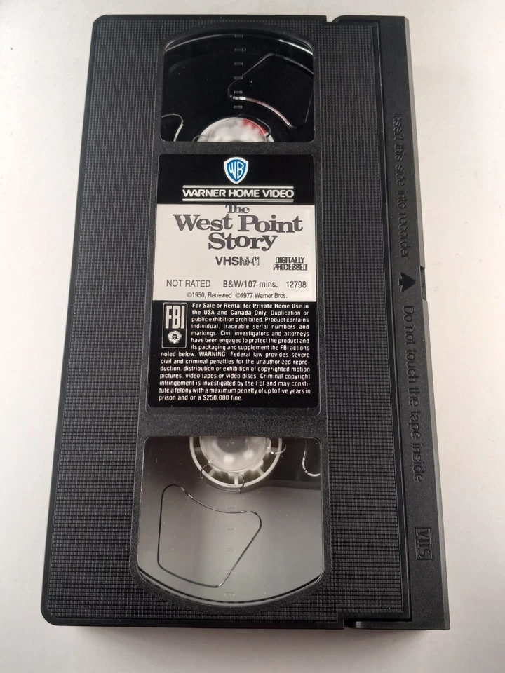 The West Point Story (VHS) 1950 James Cagney, Virginia Mayo, Doris Day TESTED Foto 3 de 3