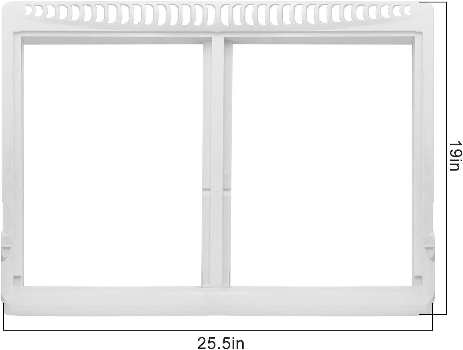 Universal Refrigerator Drawer Cover Frame - Fits Frigidaire, Kenmore & More