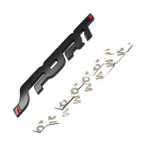 1x Calcomanía deportiva negra mate emblema maletero trasero para Ford Explorer Expedition - Imagen 4 de 5