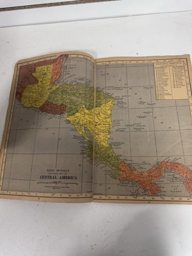 Vintage 1942 Firestone Rand McNally WORLD ATLAS 40 Maps ~ Full Color! - Picture 7 of 12