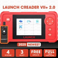 LAUNCH X431 Creader VII+ 7 Plus CRP123 Code Reader OBDII Scanner ABS SRS Engine
