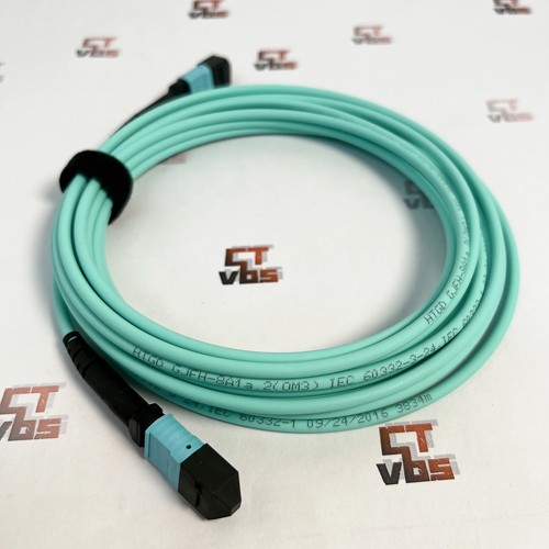 3~30M MPO Cable Female OM3 8 Fiber MPO to MPO Type B Fiber Patch Cord - Picture 13 of 37