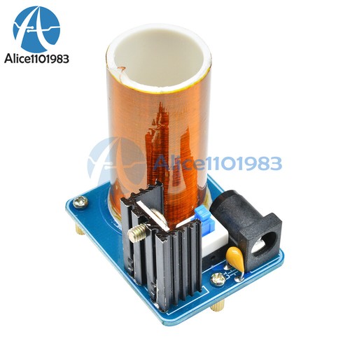 BD243 Mini Tesla Coil Module 9-12V Electronics Wireless Transmission Assembled - Picture 7 of 12