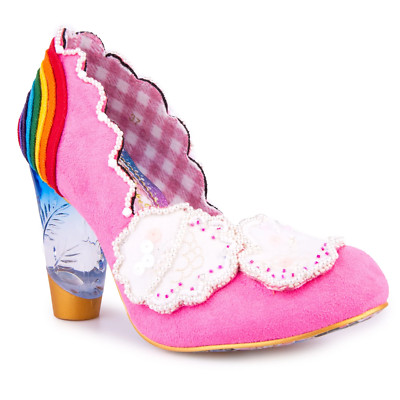 Shirley Bass - Pink Irregular Choice Schuhe Heels Rainbow
