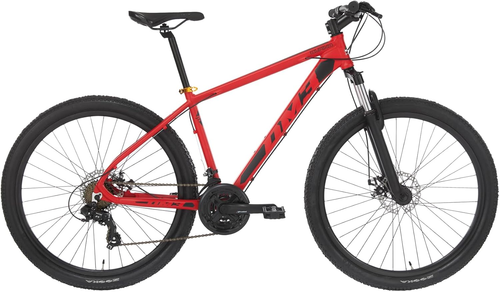 Monster 21V, Bicicletta Mountain Bike Uomo, Rosso, 29" - Foto 8 di 12