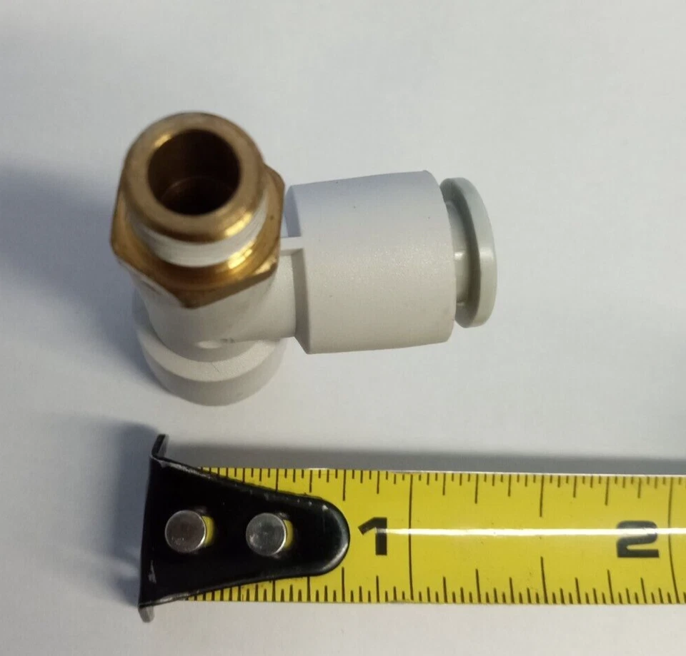 SMC KQ2Y08-01S 8mmX1/8"NPTx8mm push-to-connect male run tee **10-pack** - Image 3 of 3