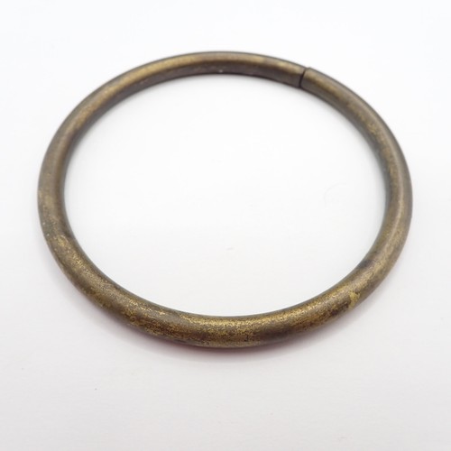 THAI ASIAN Hill Tribe ring BRACELET bronze brass jewelry metal tribal antique - Picture 2 of 5