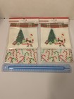 24 (2 packs/12) Merry Xmas Santa Candy Cane Treat Bag Kit With Header Cards