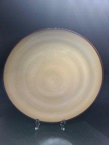 Sango-NOVA-BROWN-Round-Stoneware-12-034-Chop-Plate-Serving-Platter-4933-Tan-Brown