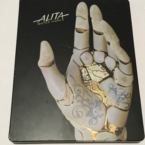 Alita Battle Angel | Blu Ray / 4K / 3D STEELBOOK OOP | TESTED WORKING - Picture 3 of 8