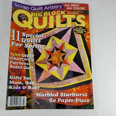 Quilt Presents #47 Big Block Quilts Magazine 2004 11 Special Quilts for Spring