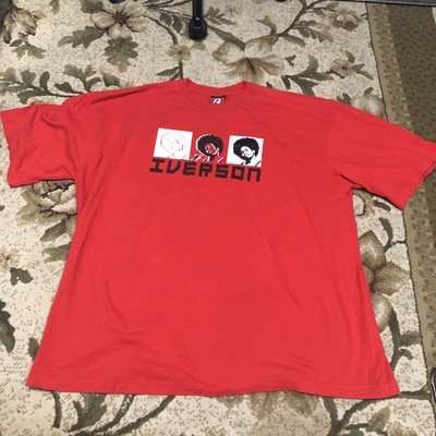 reebok allen iverson t shirts