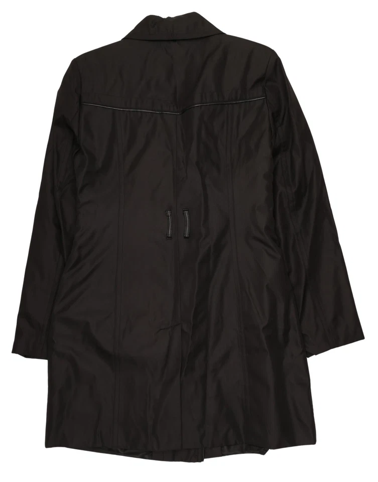 Abrigo Marc New York Andrew Marc Trench Negro Manga Larga con Cremallera Bolsillo Talla M Foto 2 de 2