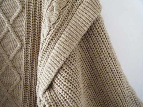 Ladies NEXT Camel Cable Chunky Knit Jumper Oversize Jumper Size 12 c1 - Picture 3 of 7