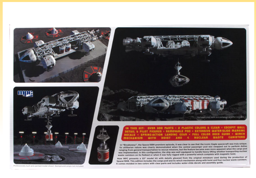 MPC 1/48 SPACE 1999 EAGLE TRANSPORTER 22" LONG W/ CARGO POD MODEL KIT # 990 F/S - Picture 2 of 7